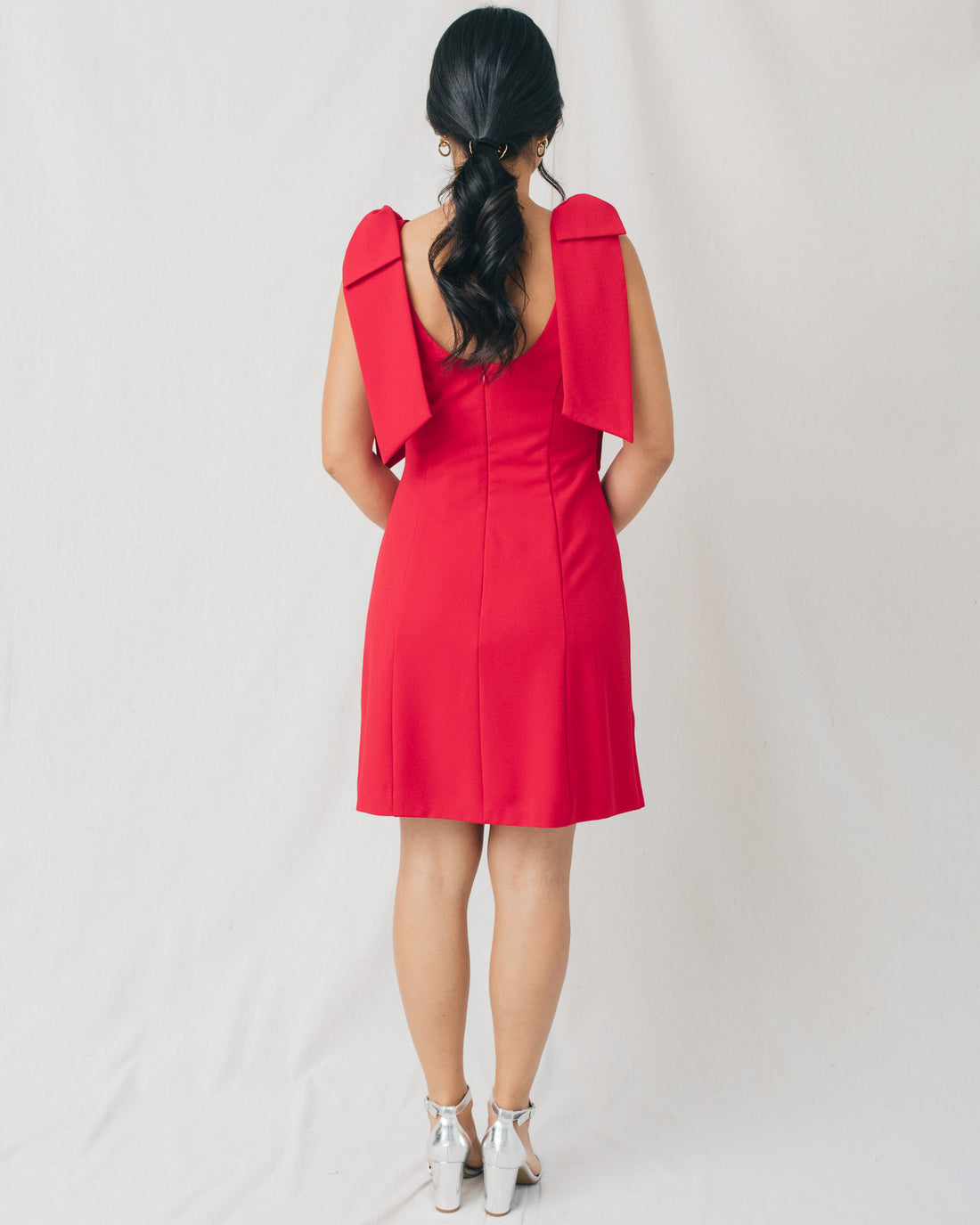 Naelle Shoulder Bow Detail Mini Dress