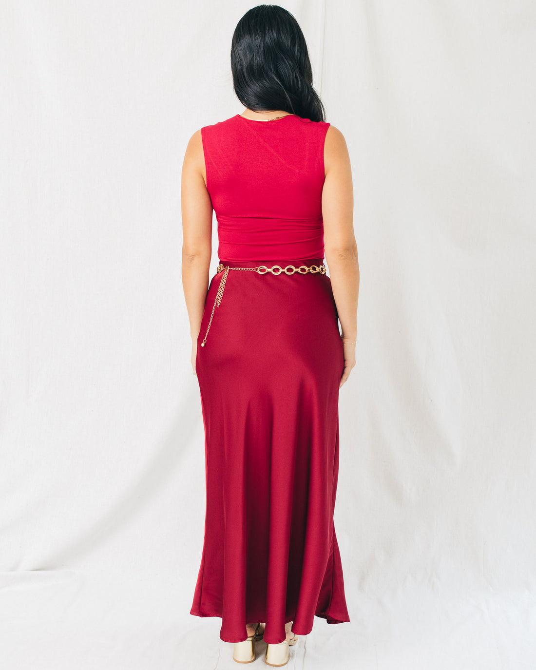 Mia Asymmetrical Neckline Ruched Top