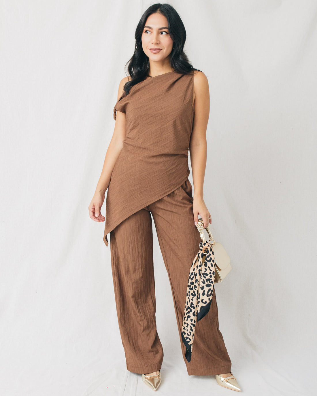 Belinda One Shoulder Asymmetrical Top