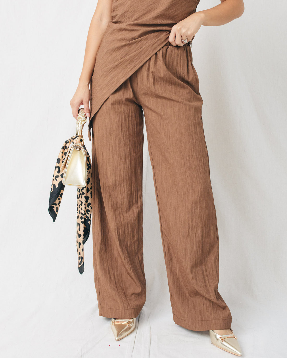 Belinda High Waist Crinkle Pants