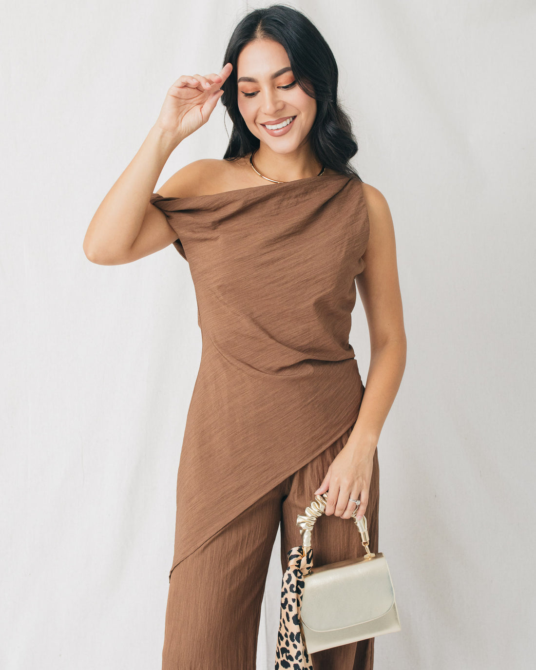 Belinda One Shoulder Asymmetrical Top