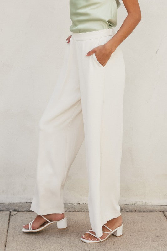 New Era High Waist Extra Wide Pants