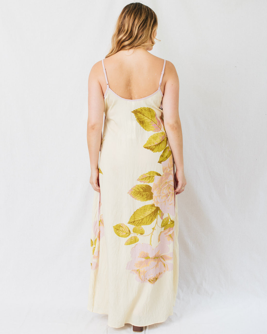Harmoni Floral Print Side Slit Maxi Dress