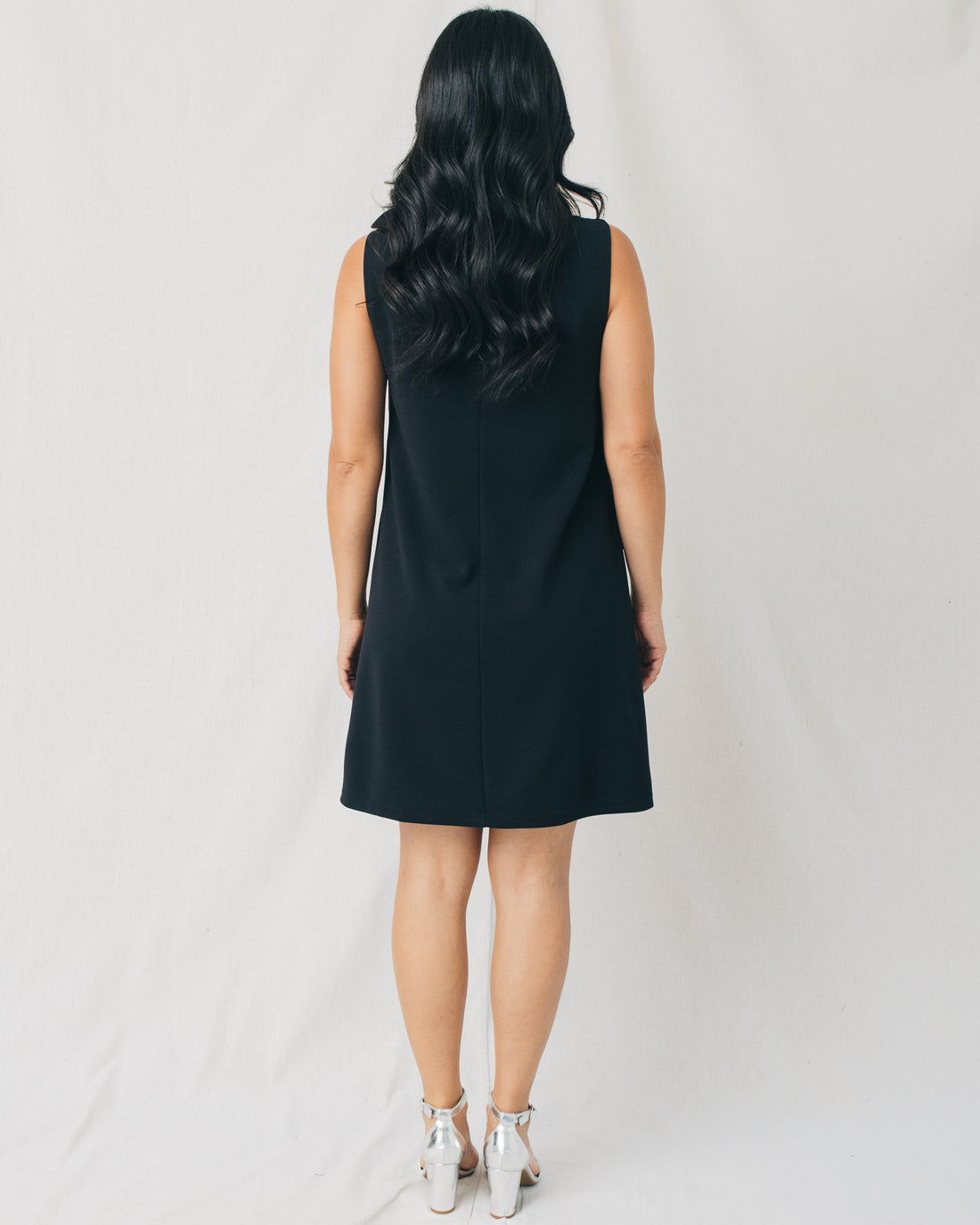 Pamelda All Over Rhinestone Bow Mini Dress