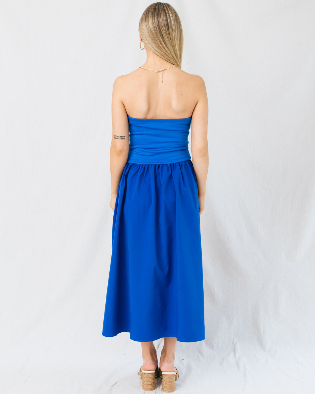 Lilliana Tube Top Contrast Maxi Dress