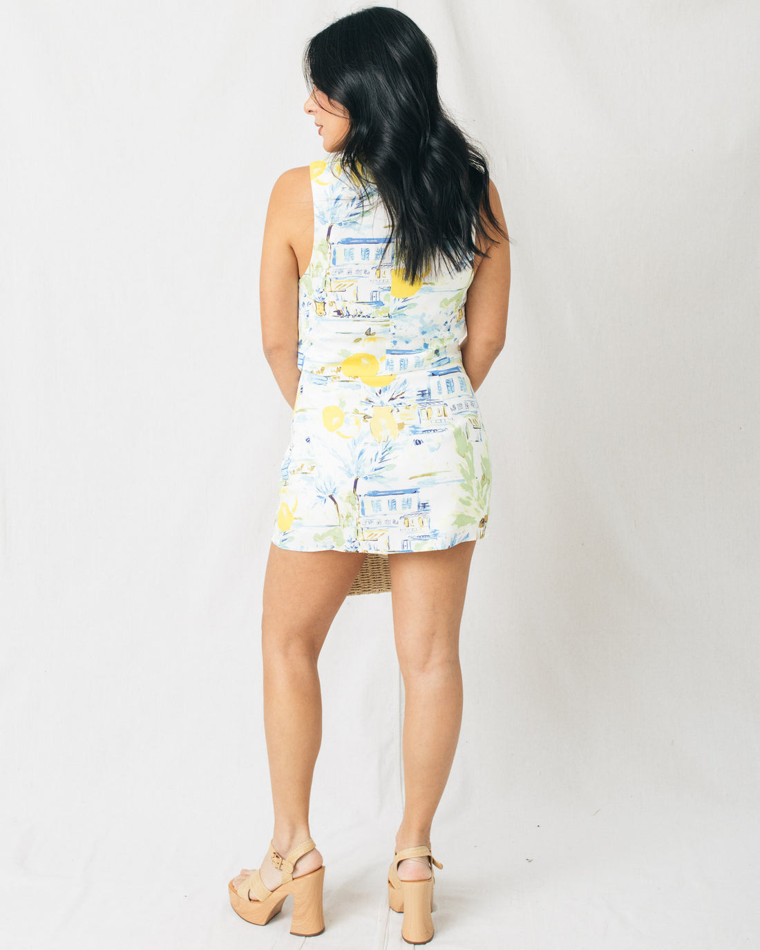 Bart Town High Waist Skirt