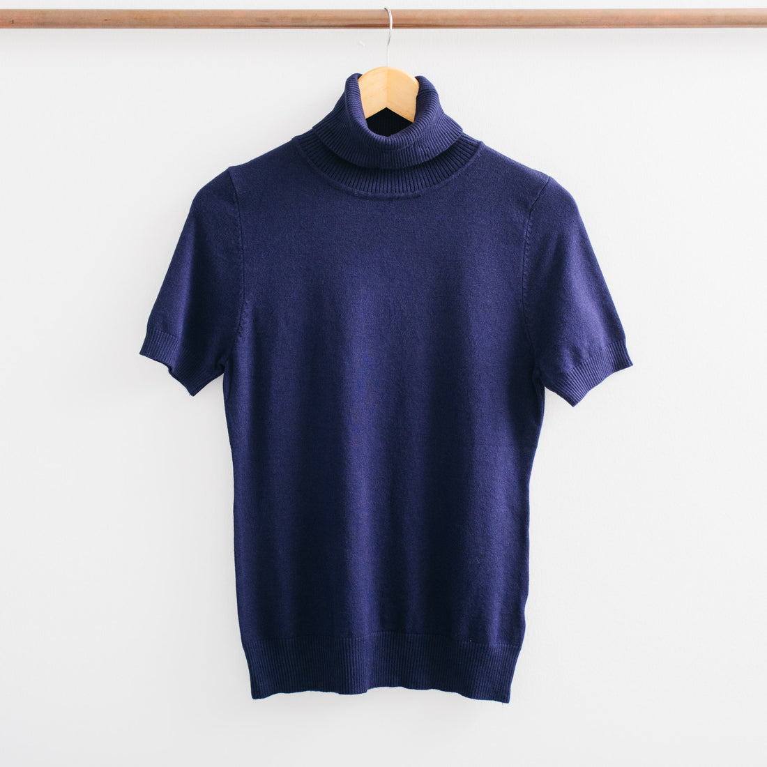 Meira Turtleneck Short Sleeve Sweater Top