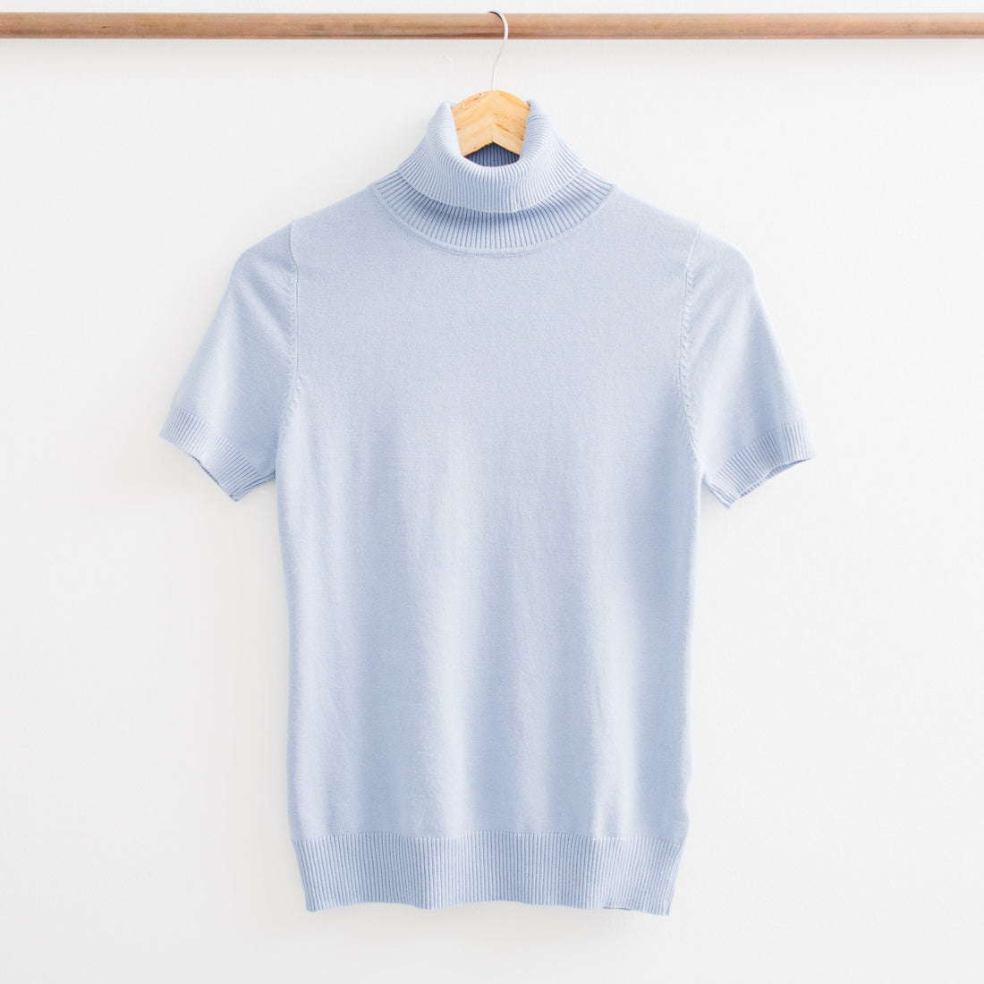 Meira Turtleneck Short Sleeve Sweater Top