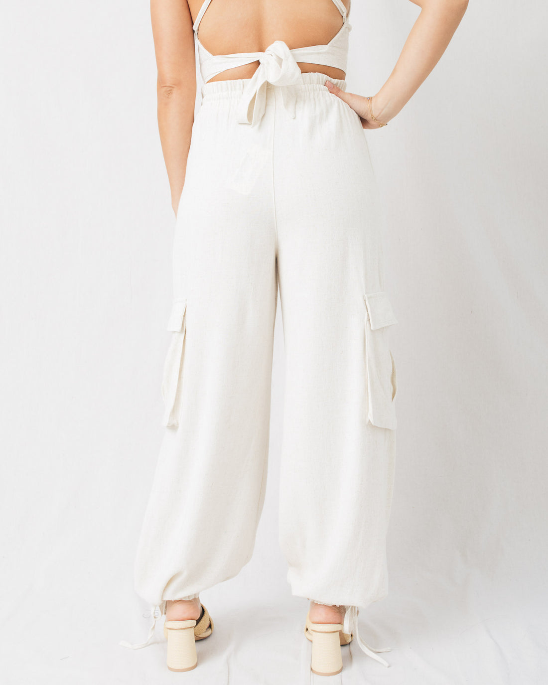 Portia Flowy Cargo Pants w/Pockets