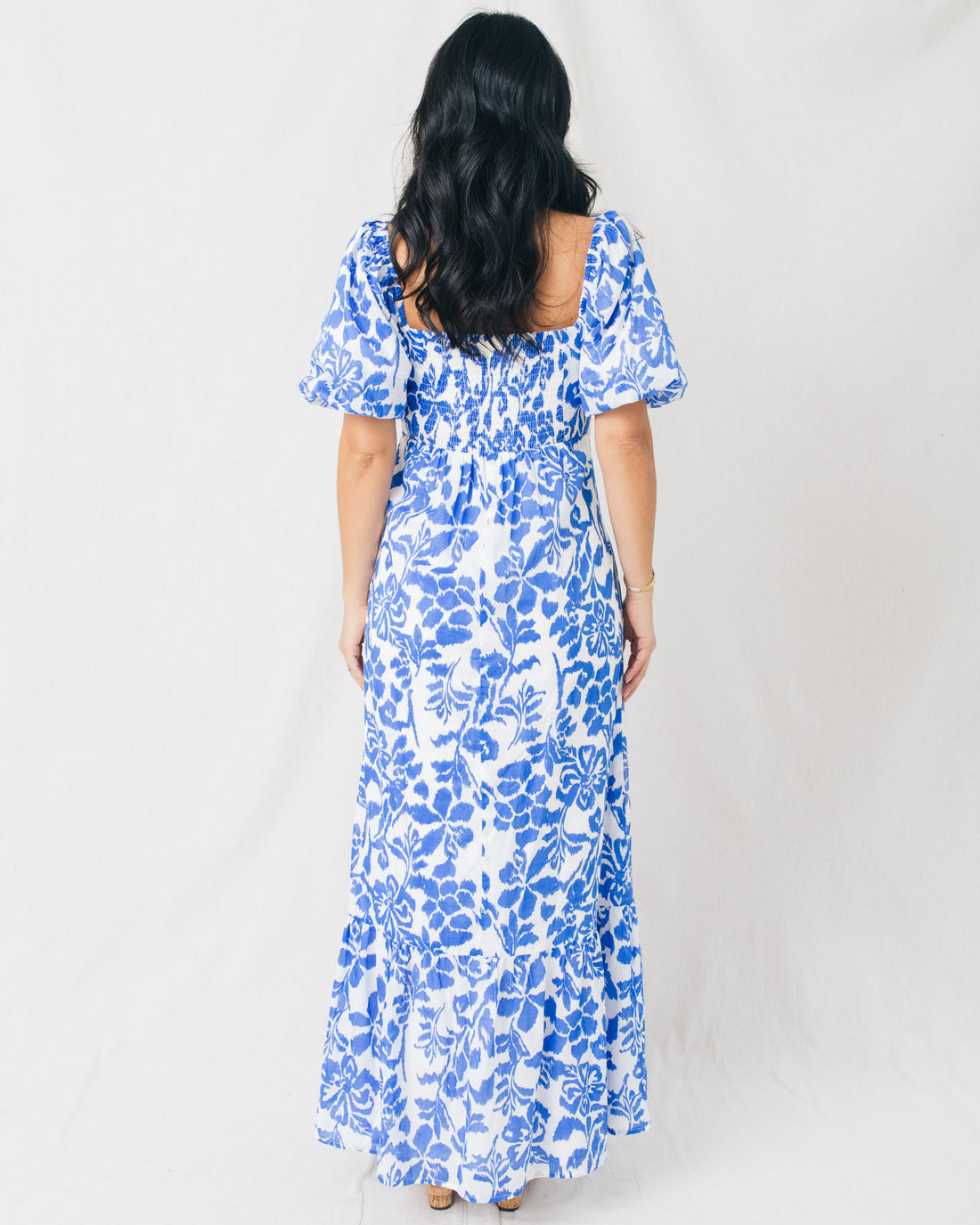 Shia Floral Empire Waist Midi Dress