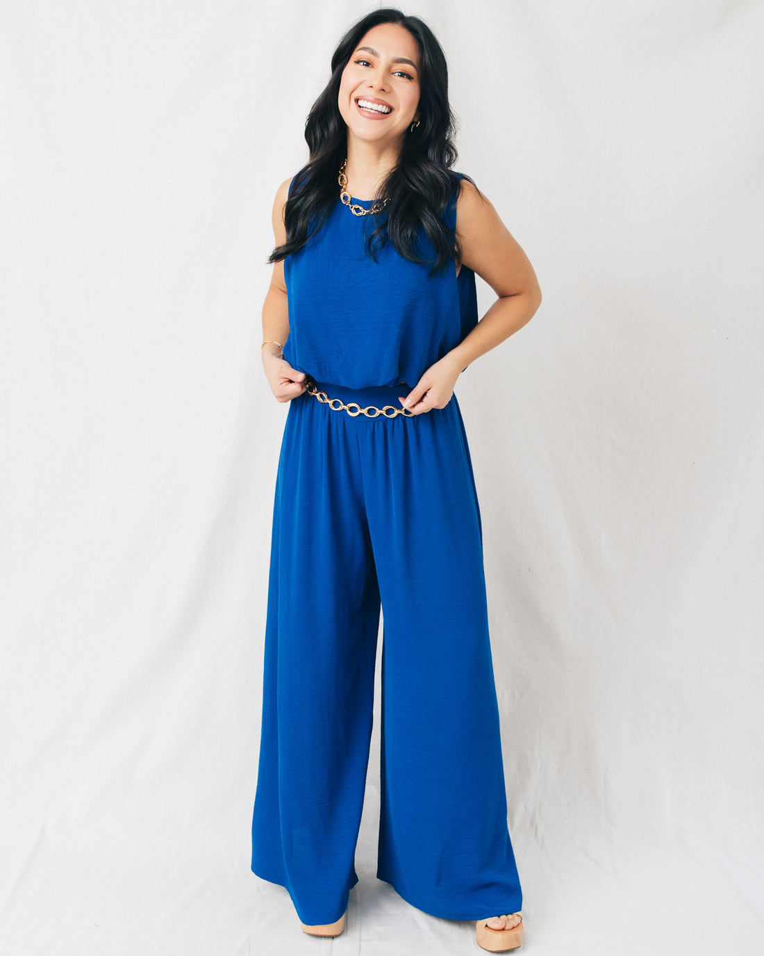 Bon Temps Crepe Bubble Crop Top