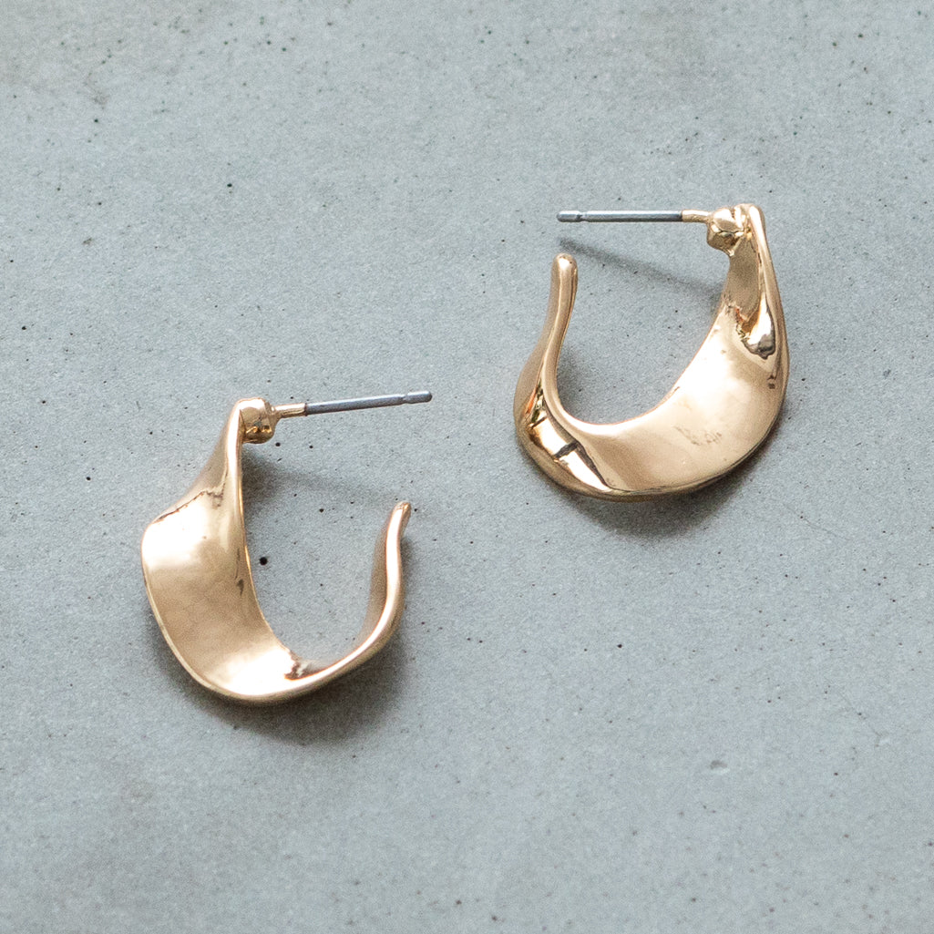 Modern U-Drop Earrings