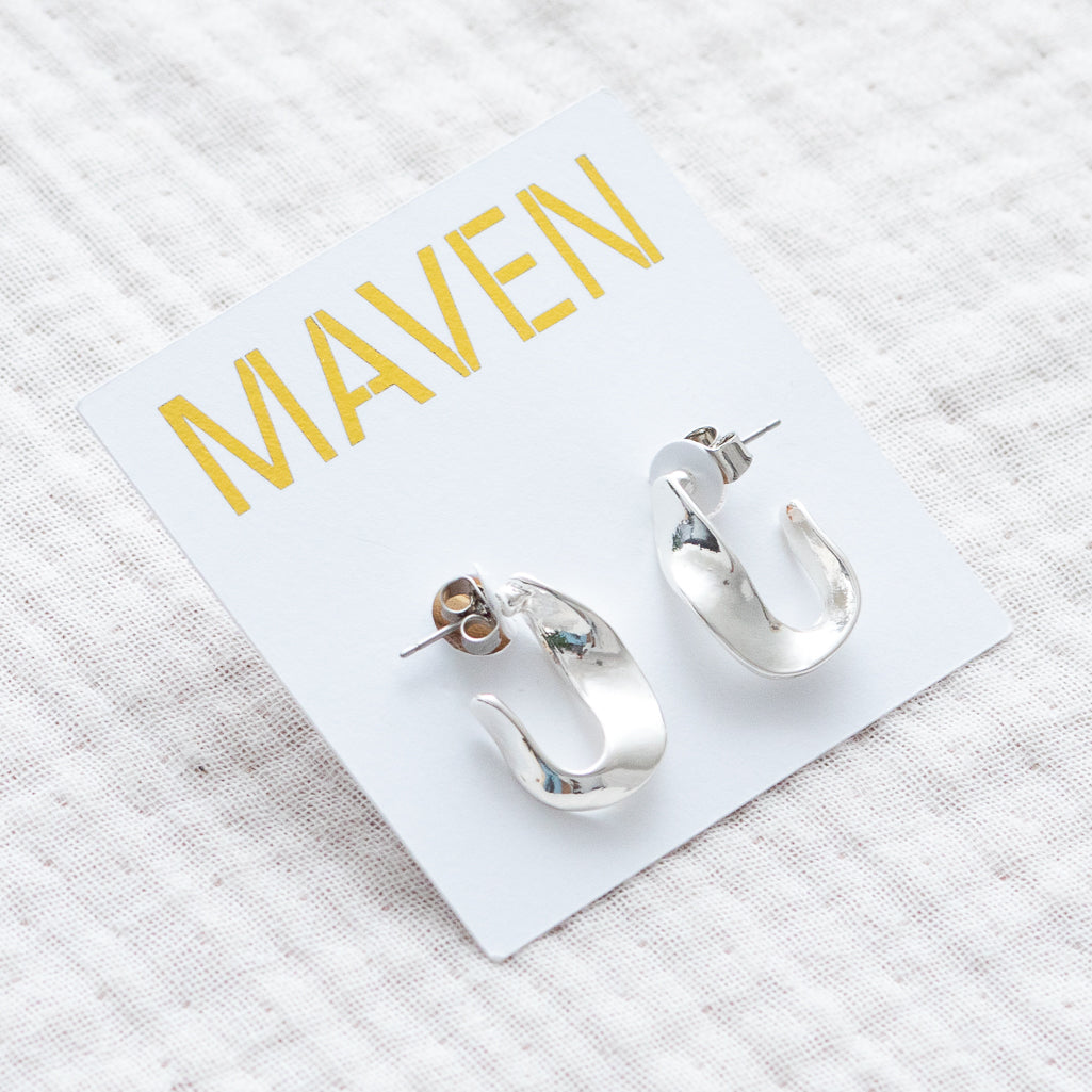 Modern U-Drop Earrings