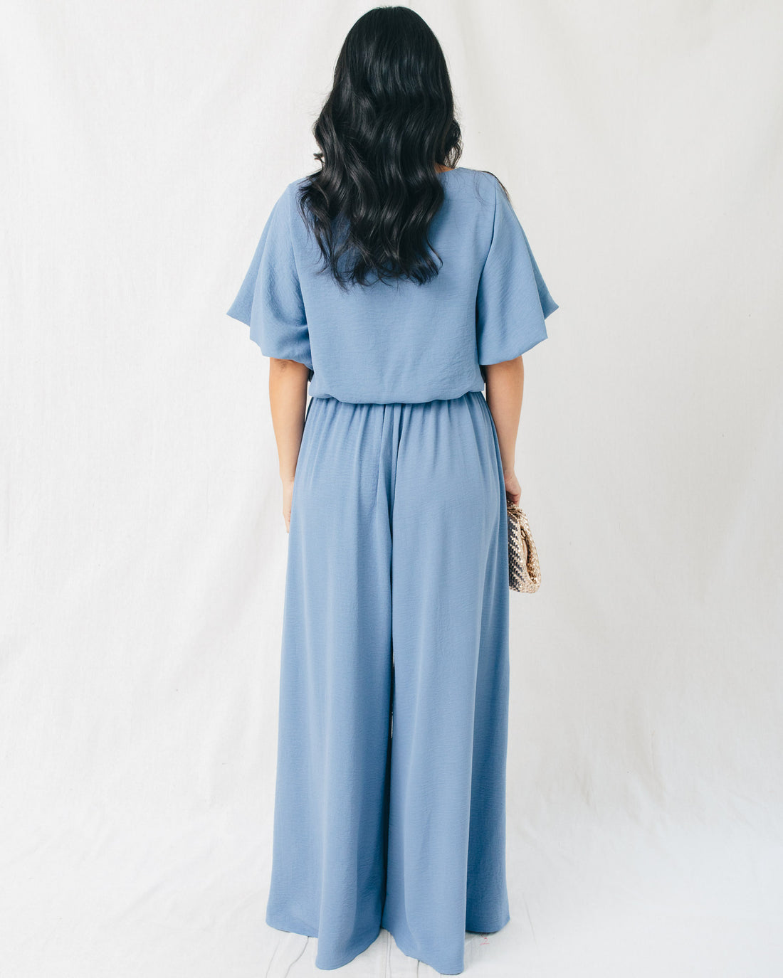 Bon Temps Crepe Wide Leg Swing Pants