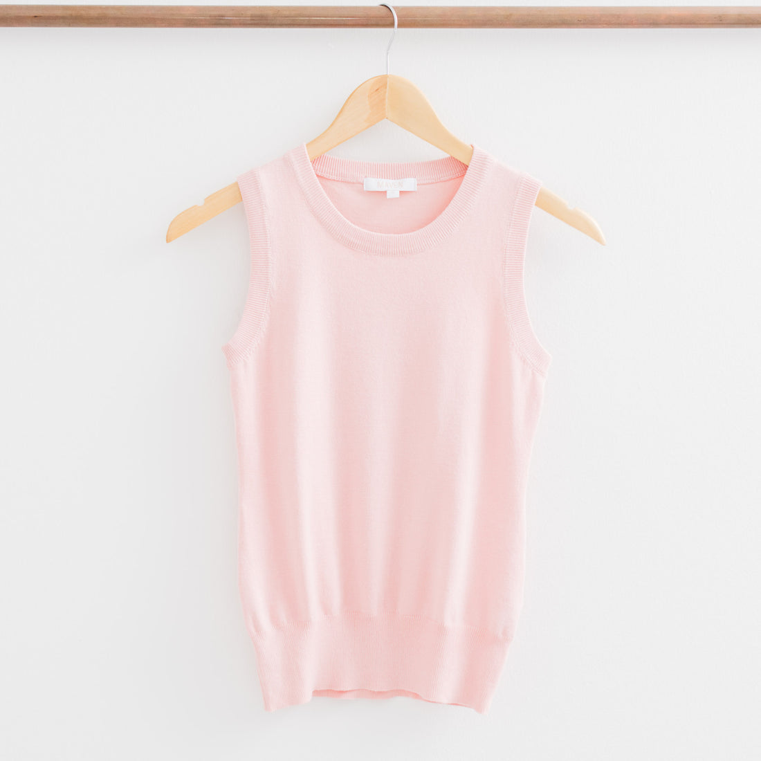 Hold Me Tight Round Neck Sleeveless Sweater Tank