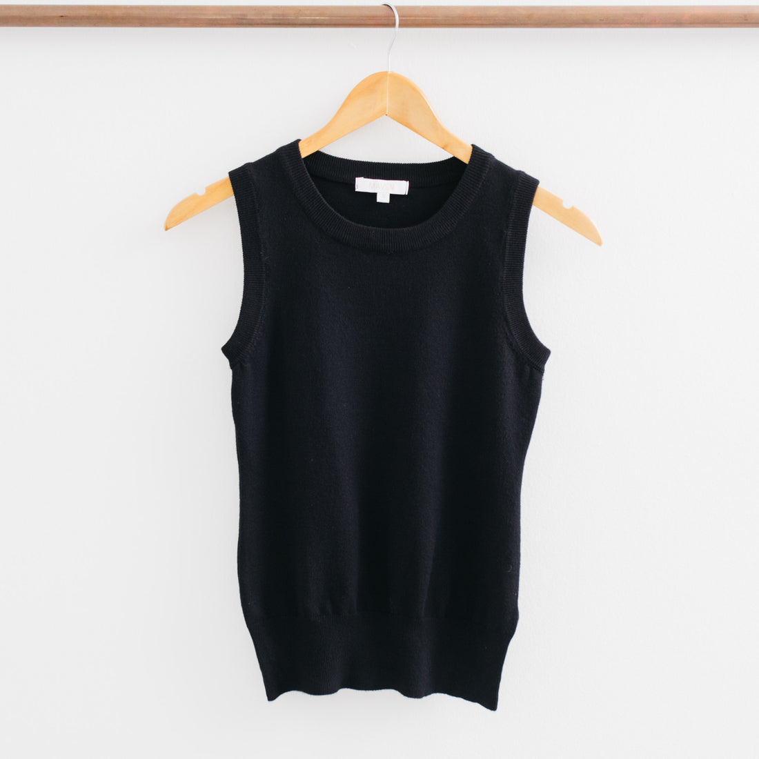 Hold Me Tight Round Neck Sleeveless Sweater Tank