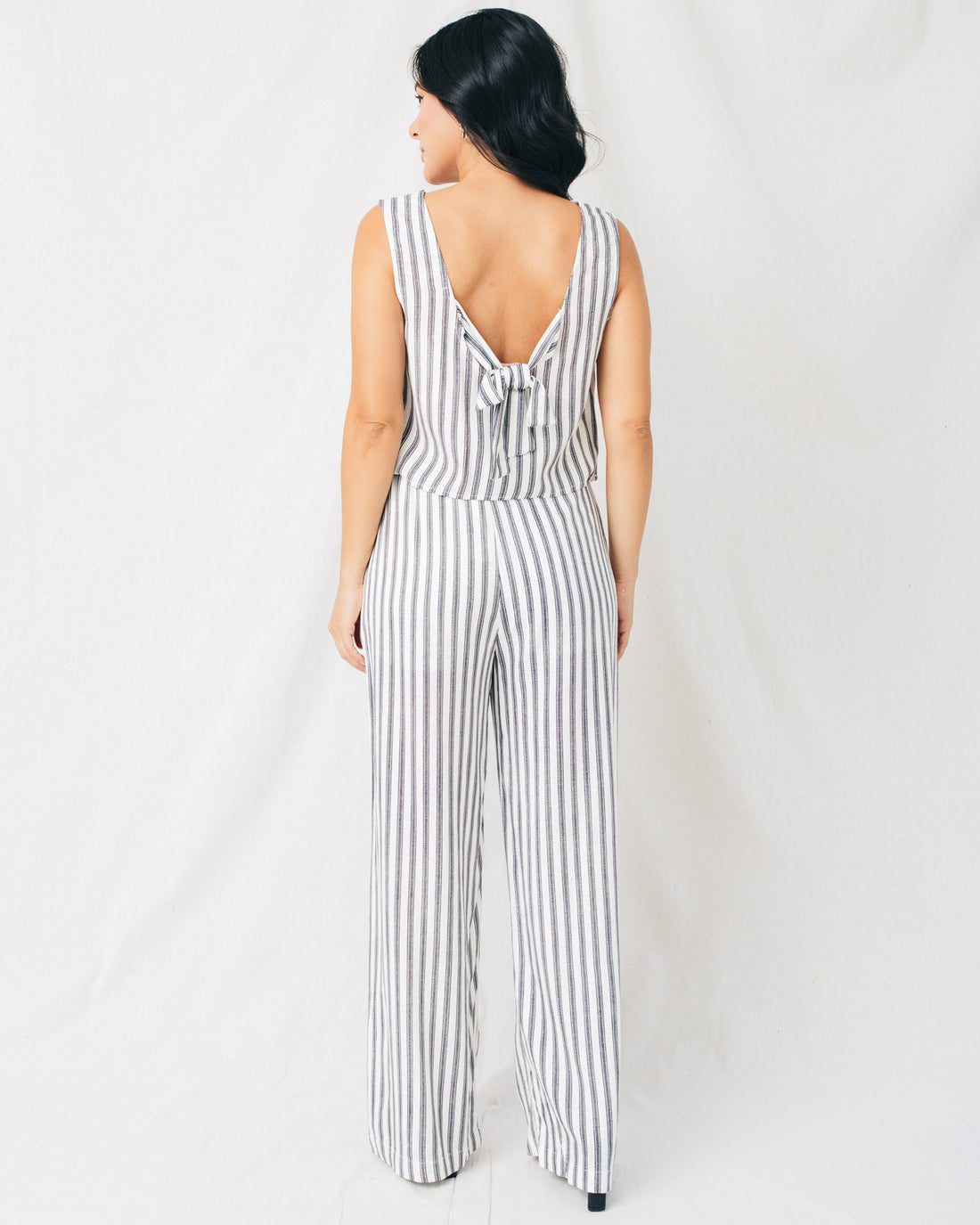 Tribecca Stripe Wide Leg Pants