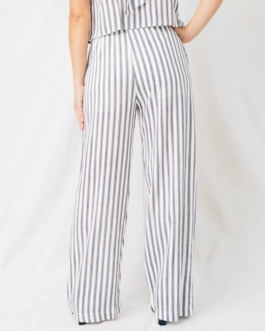 Tribecca Stripe Wide Leg Pants