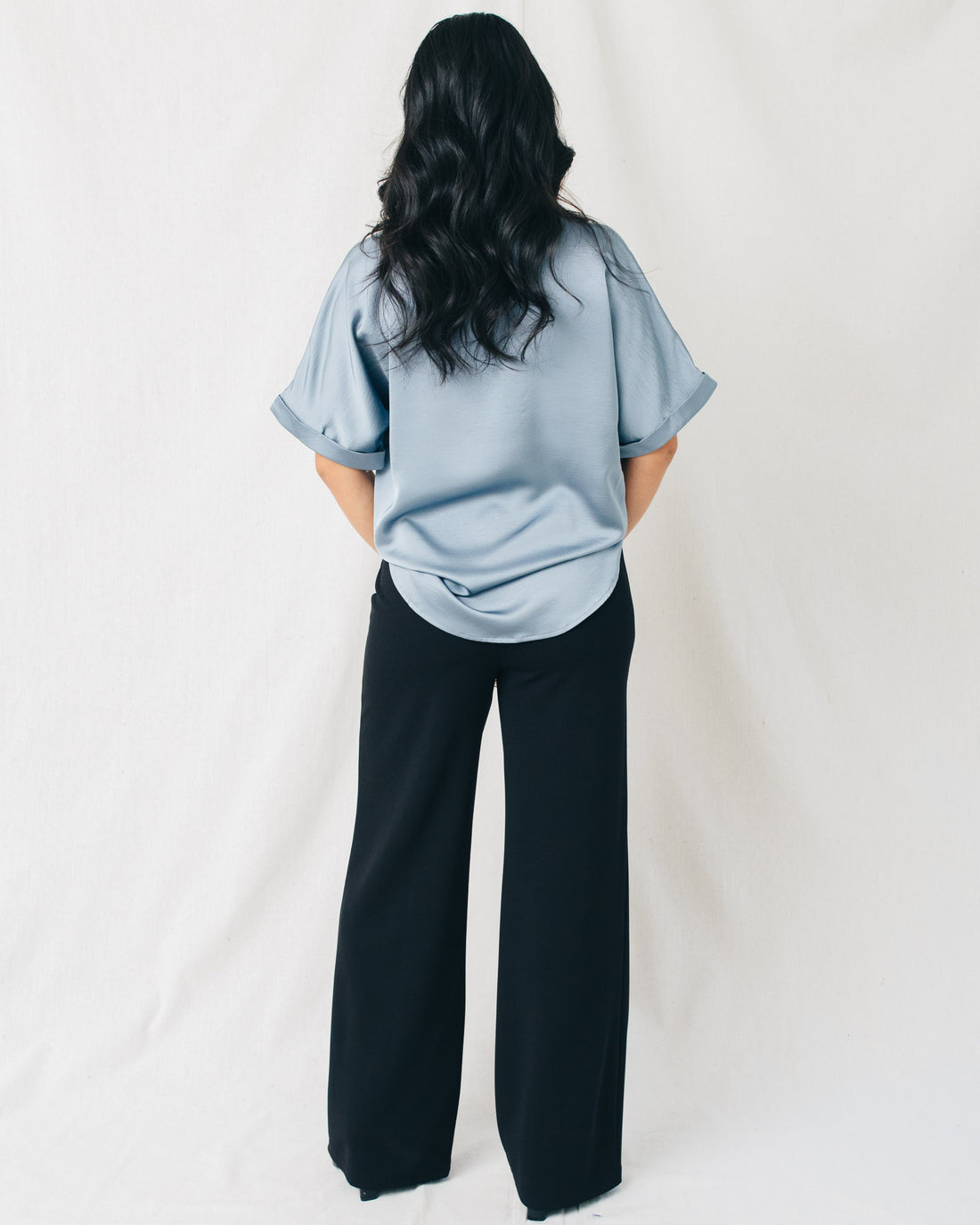 Walk Along Cross Belted Wide Leg Trousers