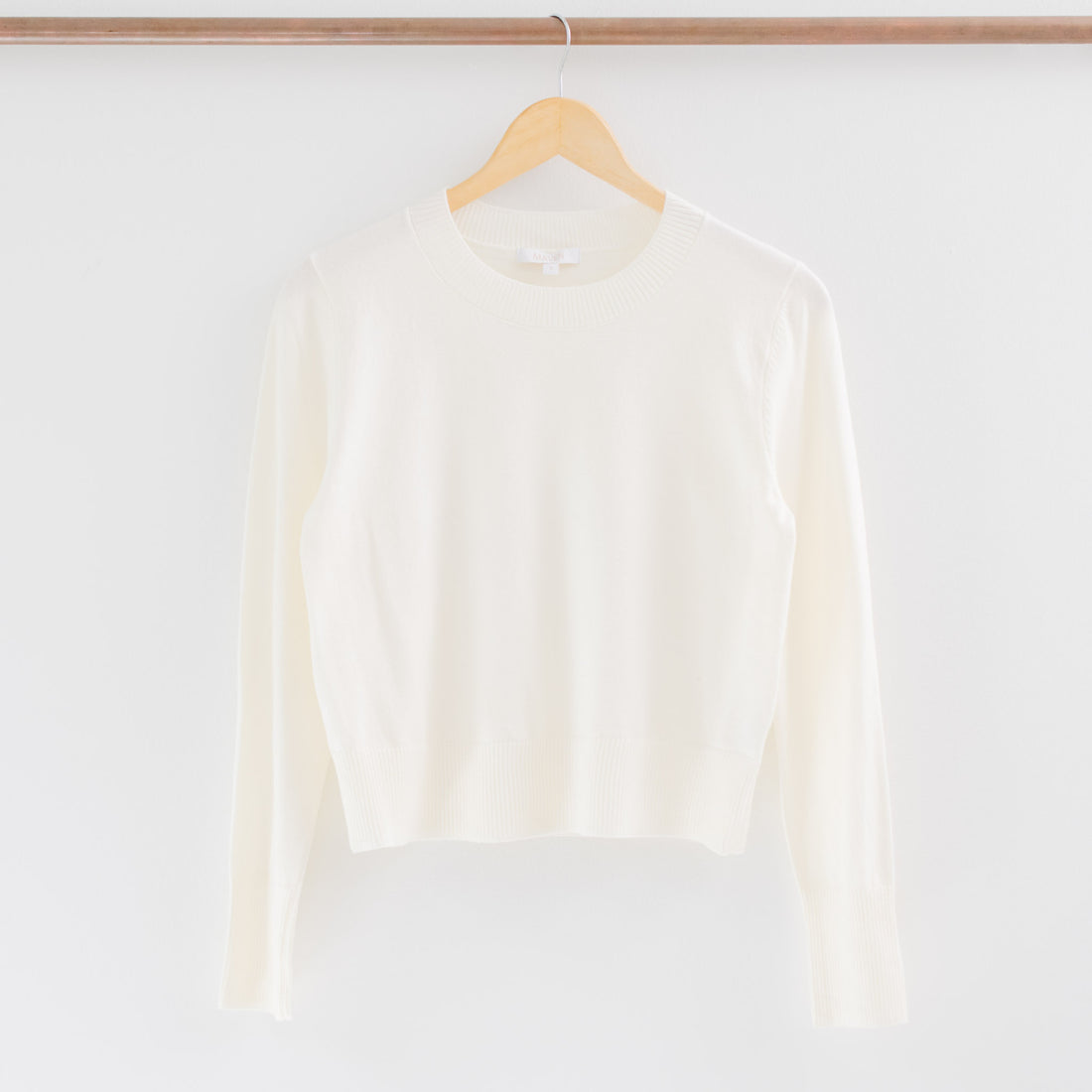 Sofi Soft Cropped Crew Neck Sweater