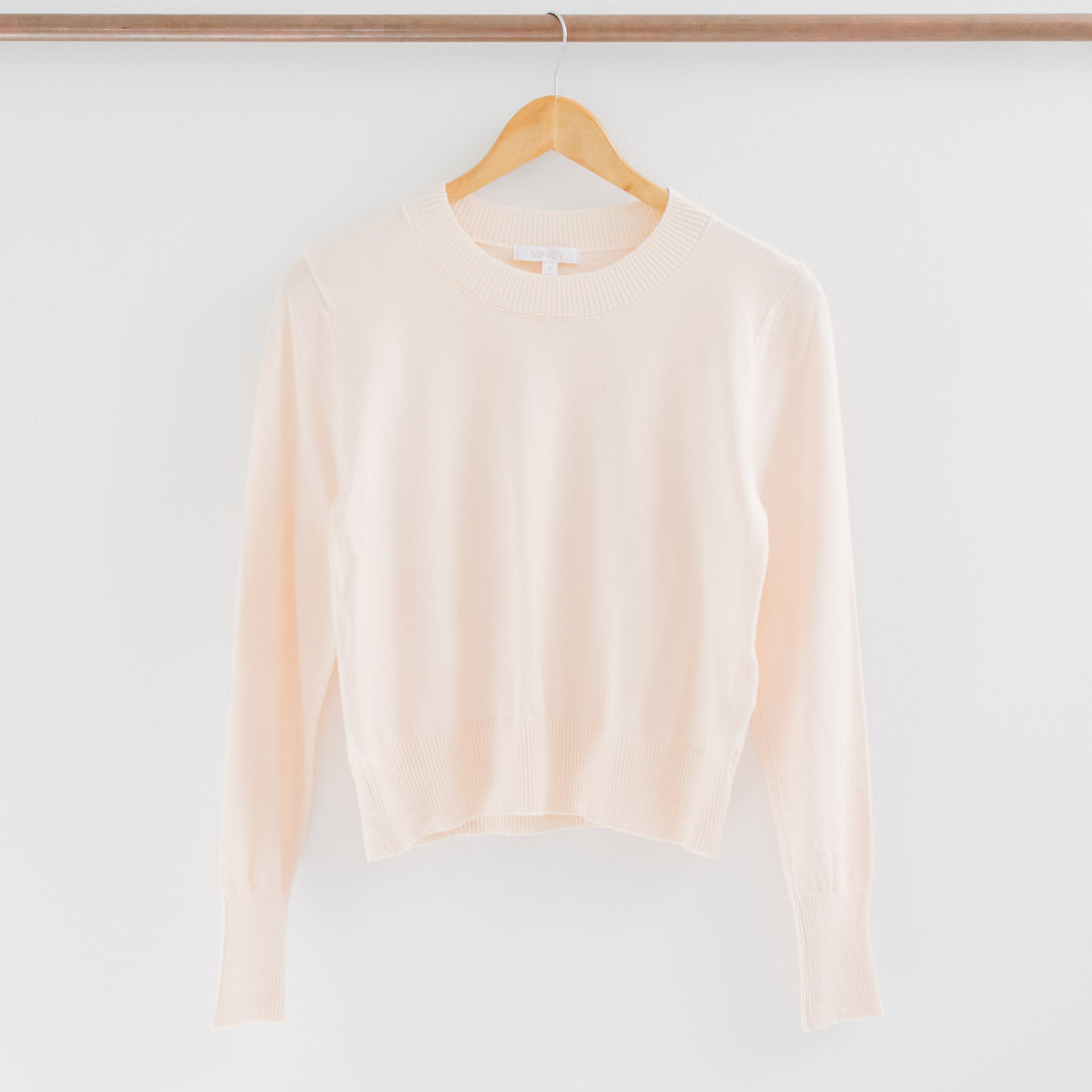 Sofi Soft Cropped Crew Neck Sweater