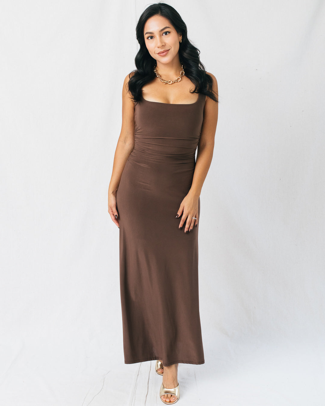 Kimmy Square Neck Maxi Dress