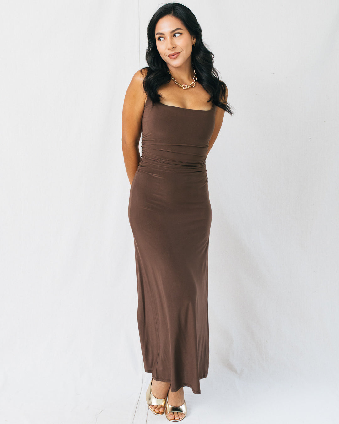 Kimmy Square Neck Maxi Dress