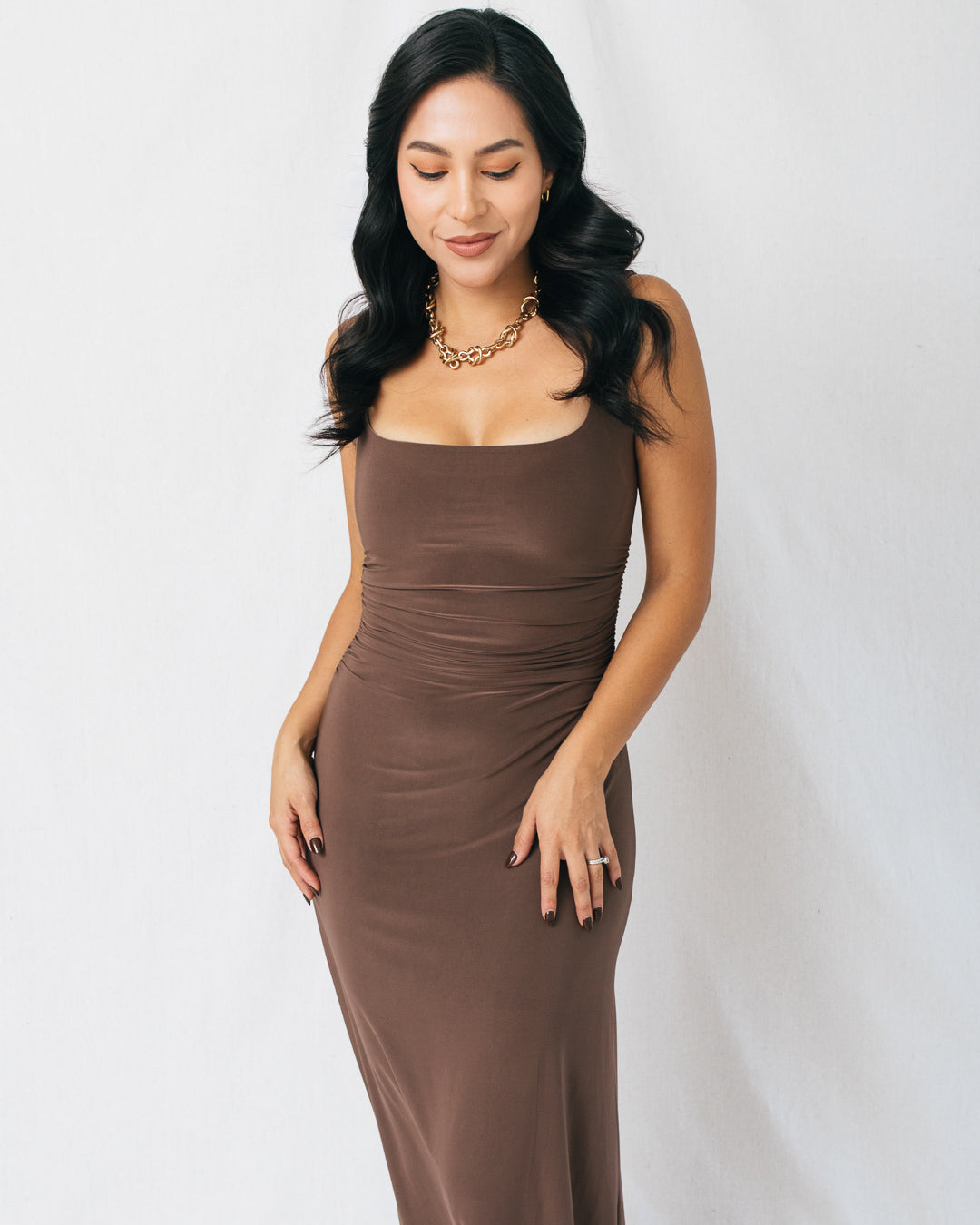 Kimmy Square Neck Maxi Dress