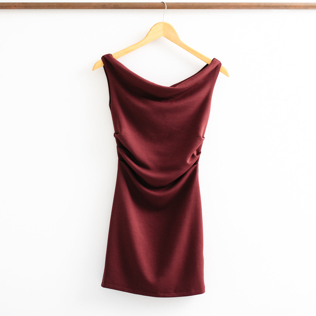 Twyla Off Shoulder Ruched Bodycon Mini Dress