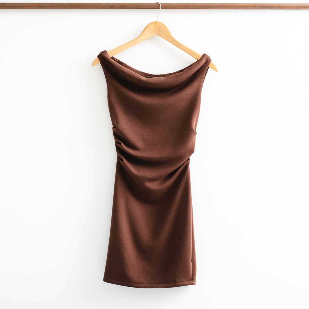 Twyla Off Shoulder Ruched Bodycon Mini Dress