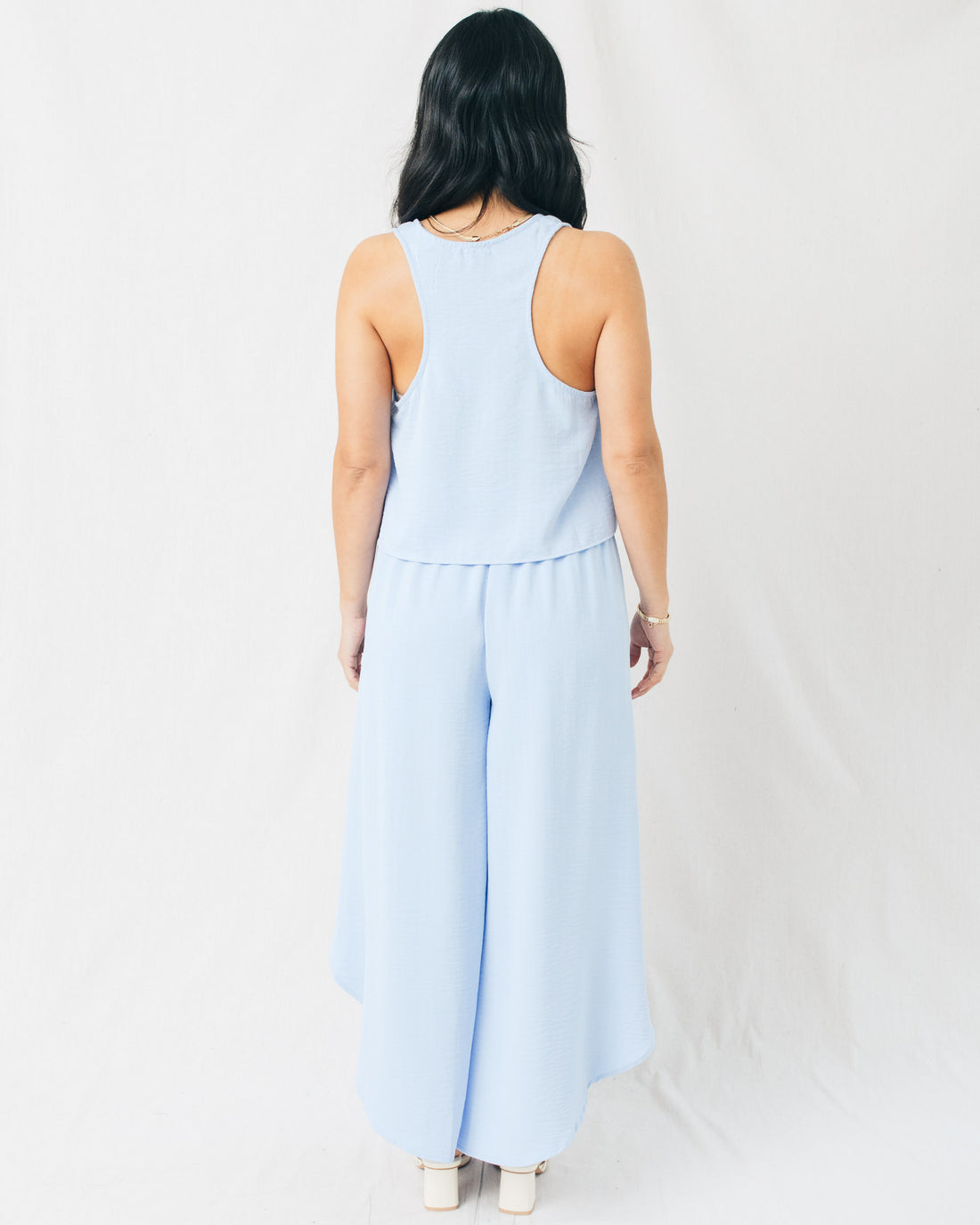 So Boho Overlapped Flowy Pants