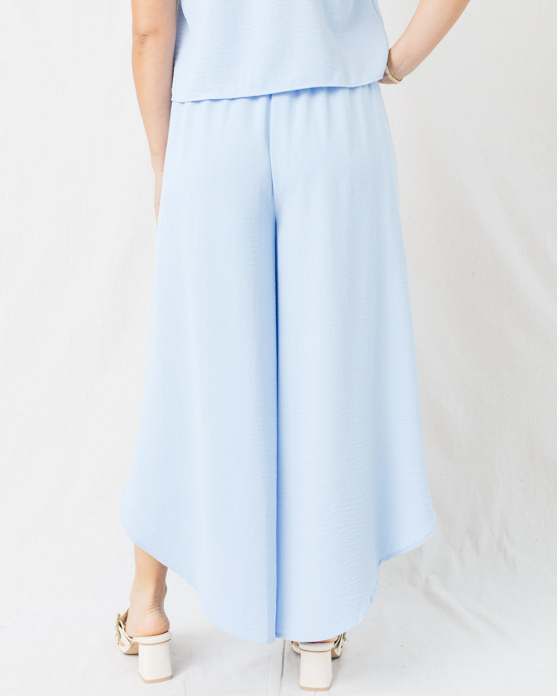 So Boho Overlapped Flowy Pants