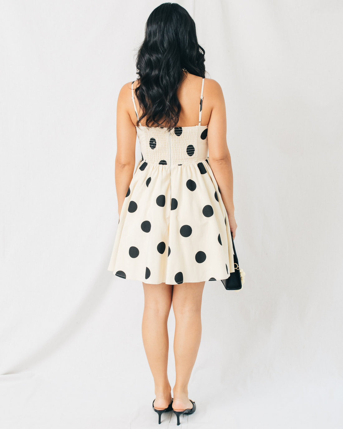 Wren Polka Dot Spaghetti Strap Mini Dress