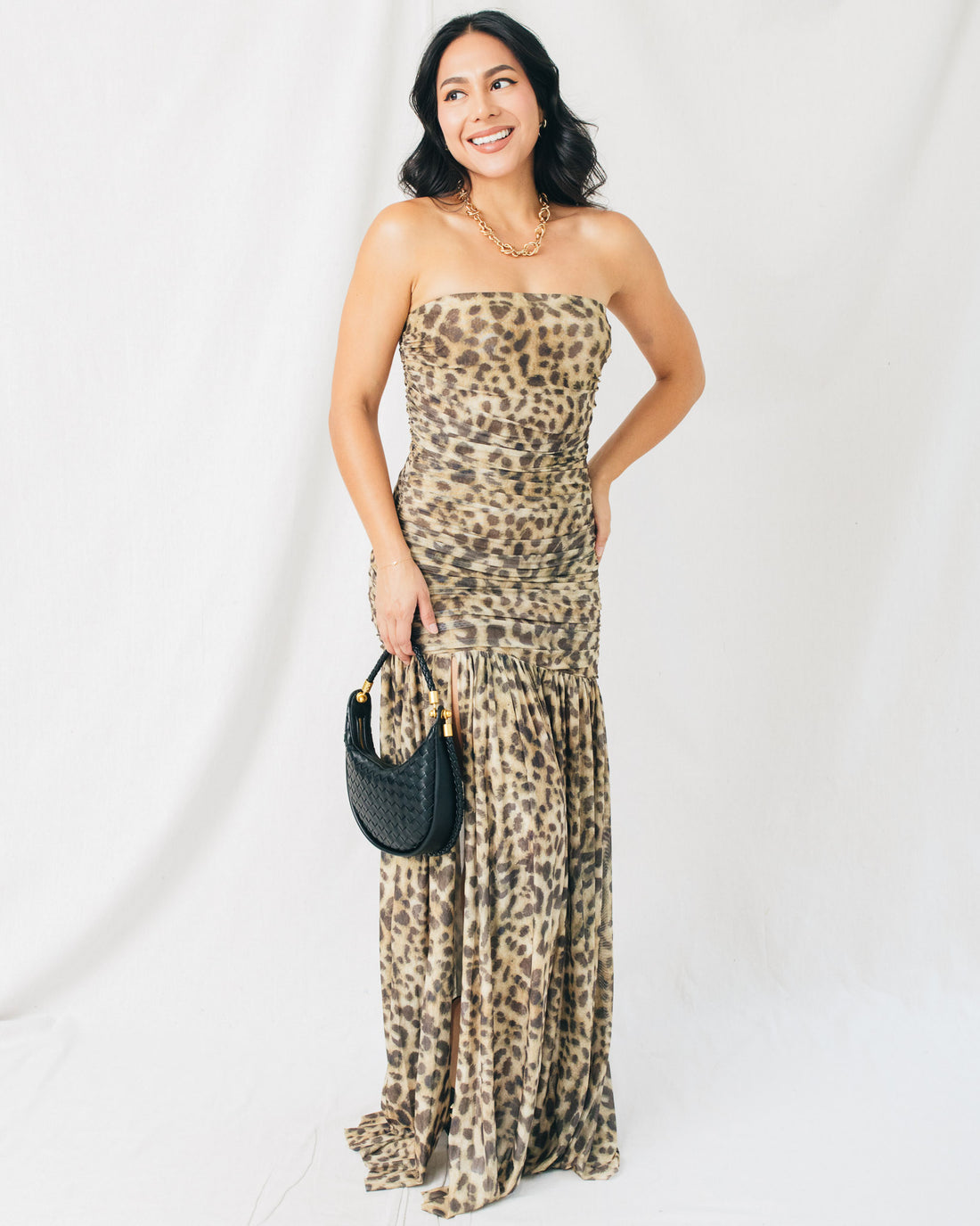 Seduce Me Elastic Tube Top Maxi Dress