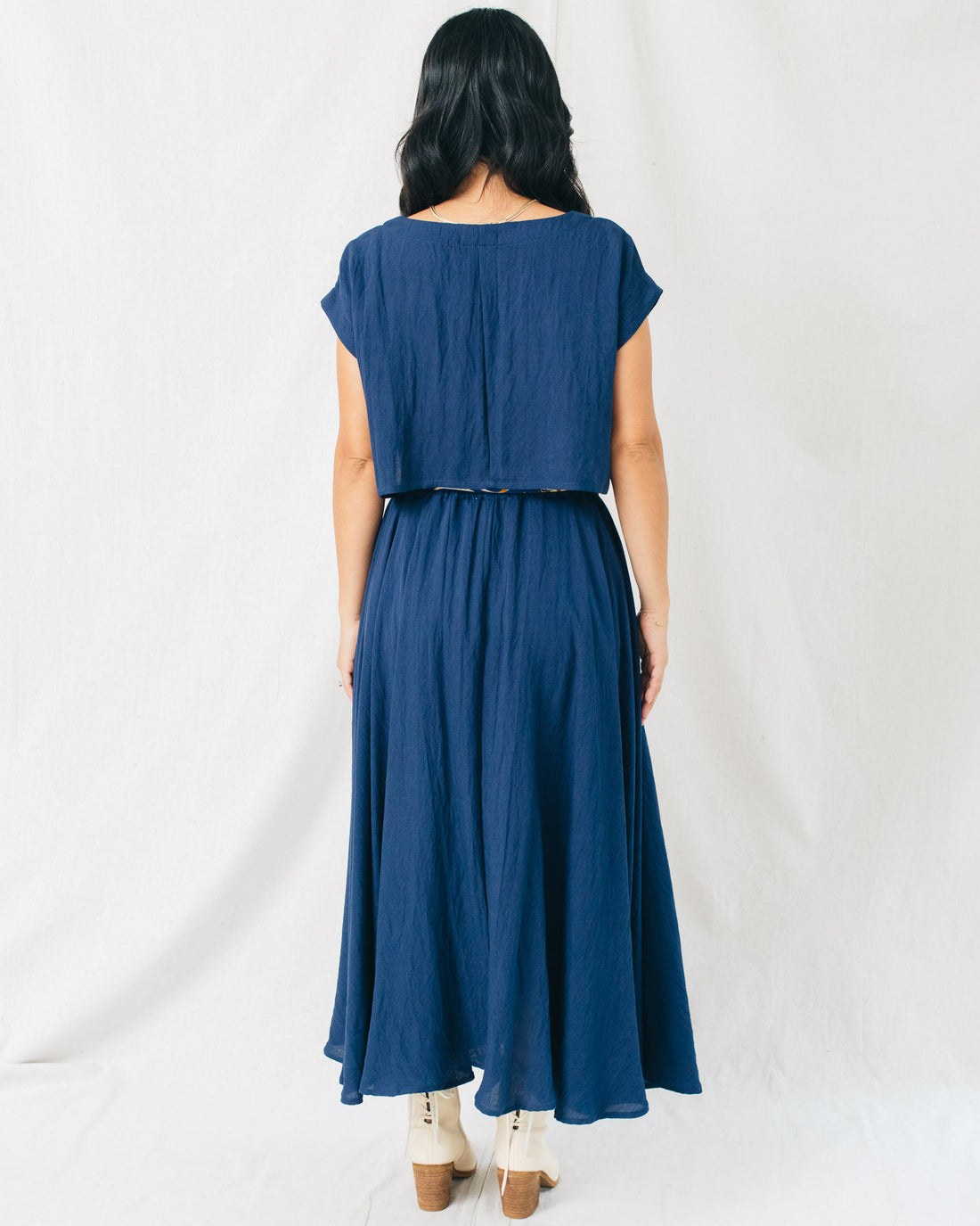 Linen Crop Top