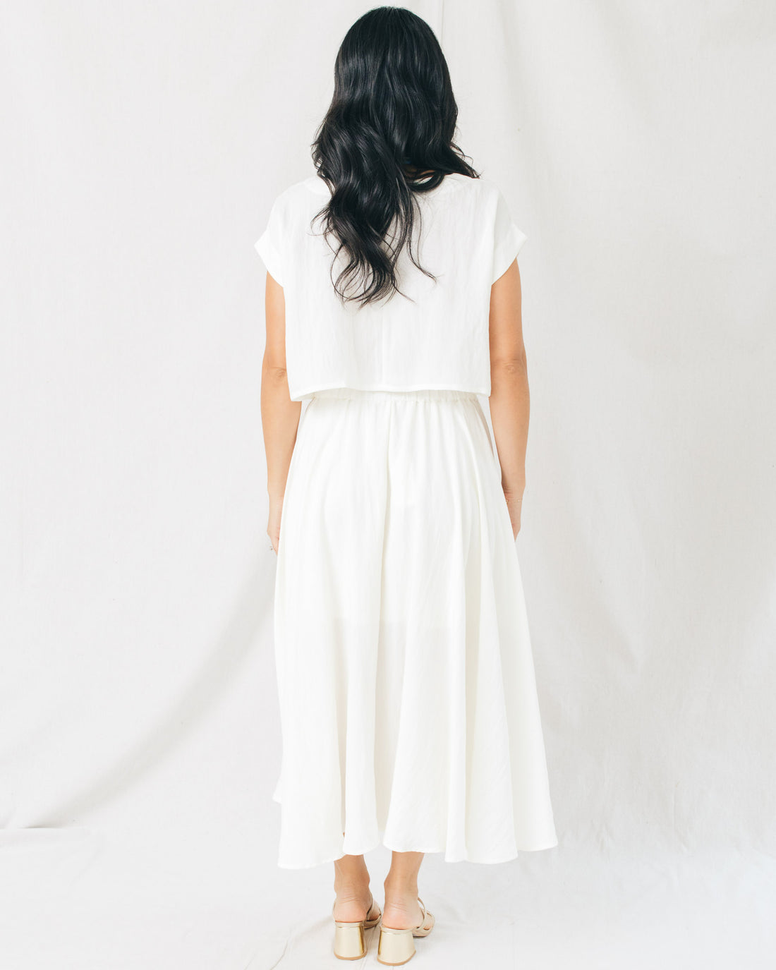 Linen Crop Top