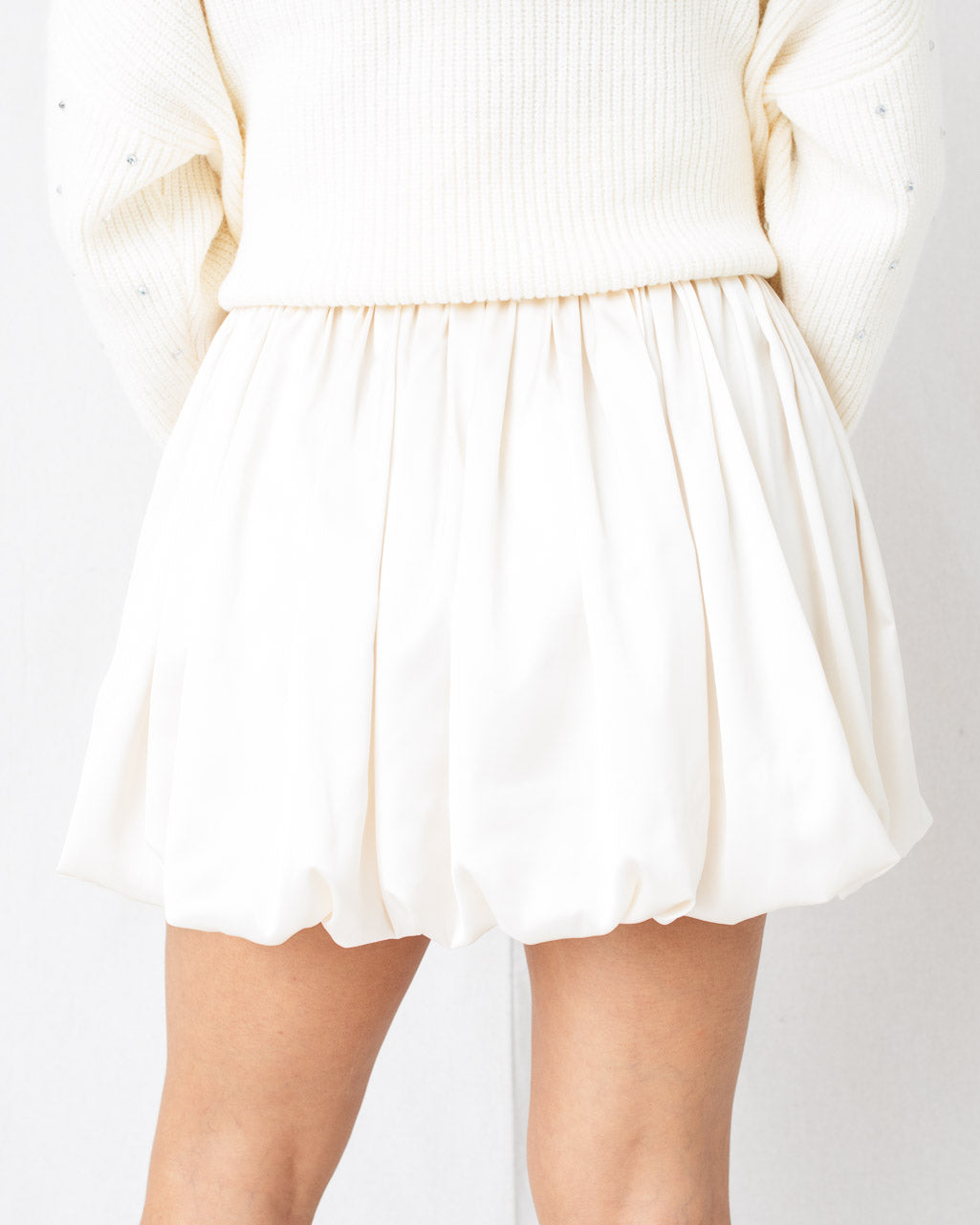 Melody Bubble Hem Mini Skirt