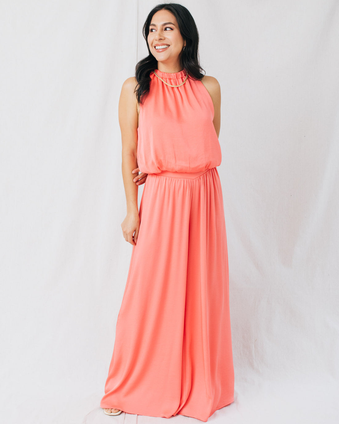 Demure Washed Silk Swing Pants