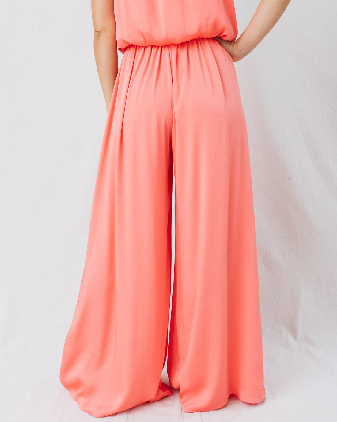 Demure Washed Silk Swing Pants