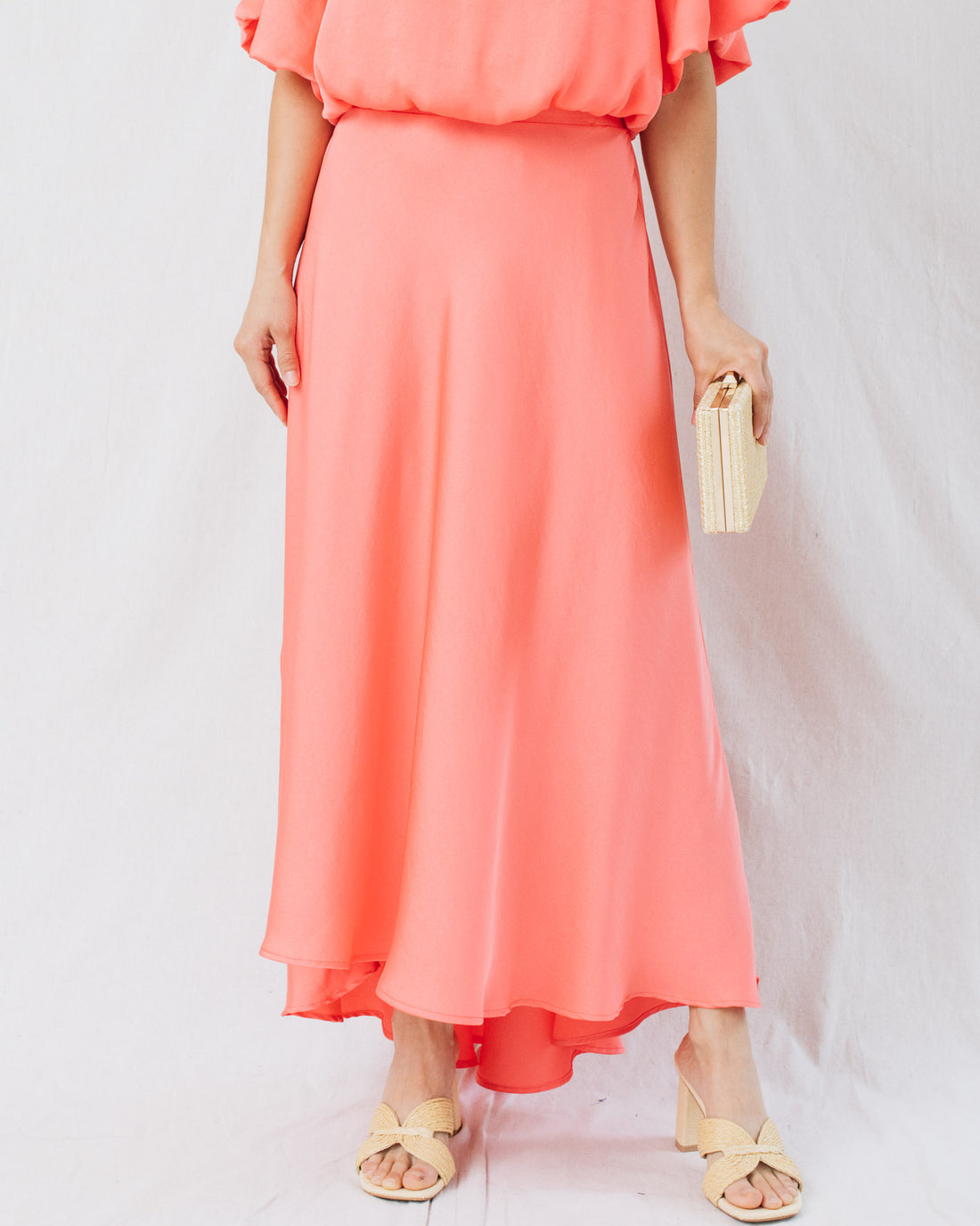 Always Present Swing Midi Skirt