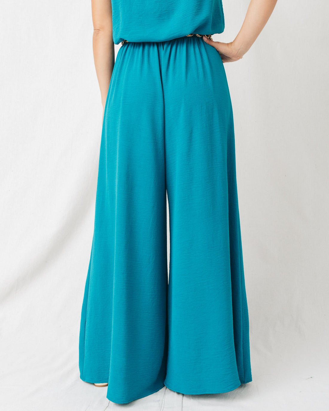 Bon Temps Crepe Wide Leg Swing Pants