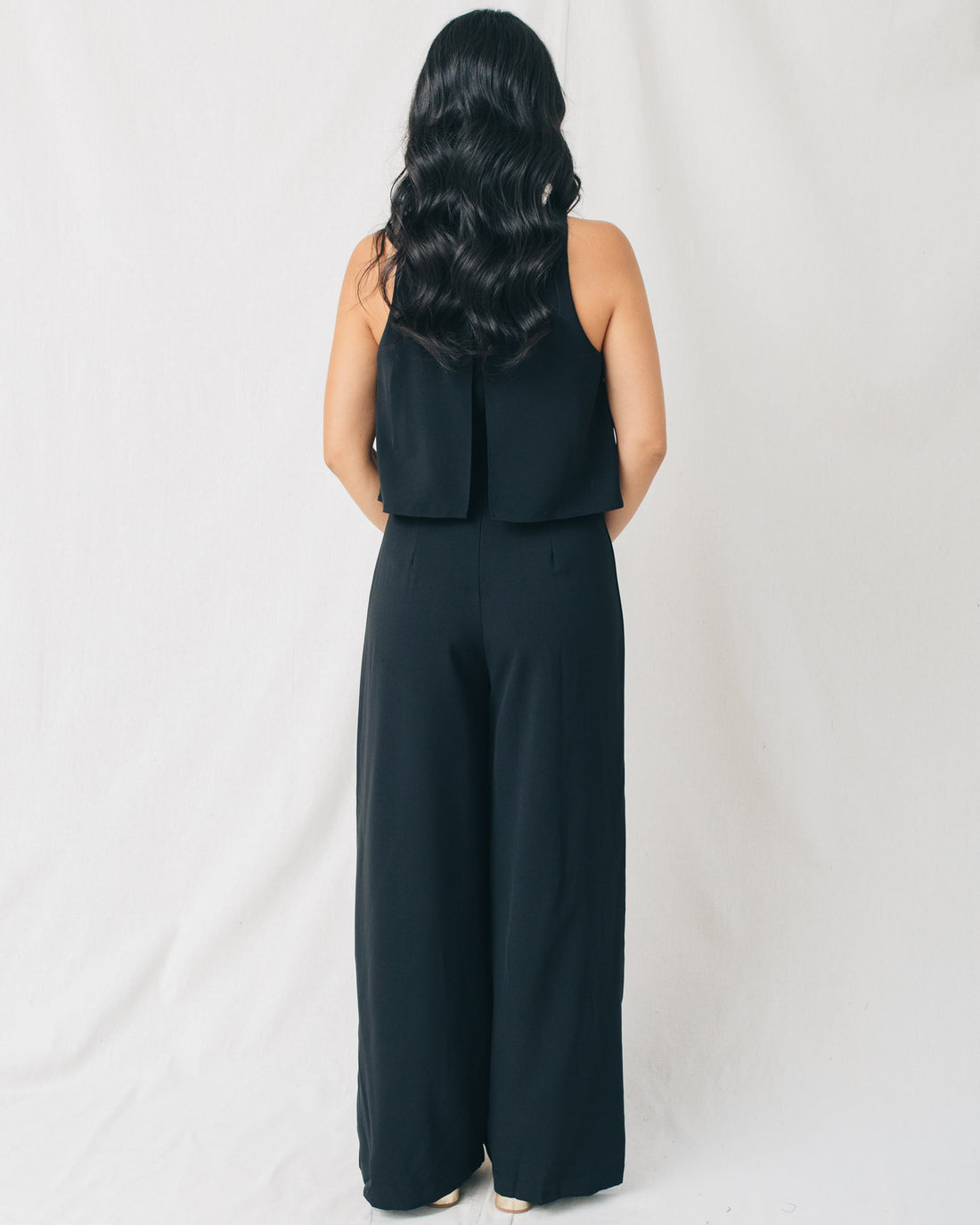 Ivonny High Neck Layered Jumpsuit