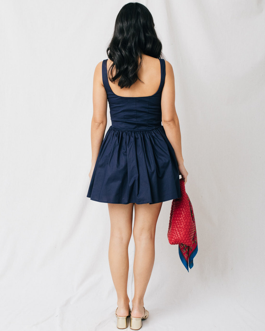 McKaley Ballerina Lined Mini Dress