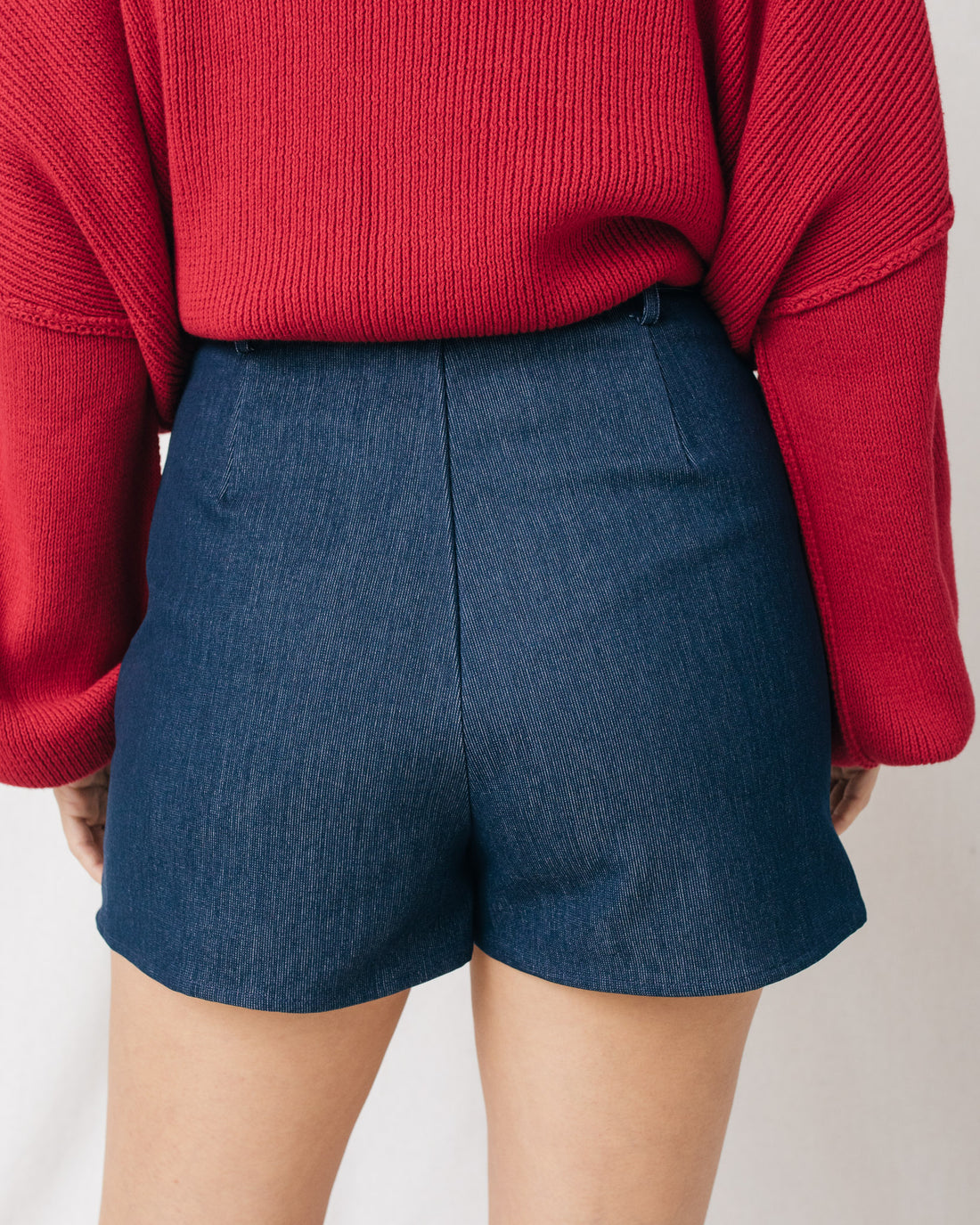 Sienna High Waist Split Thigh Mini Skort