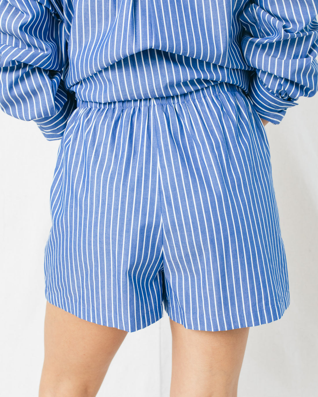 Long Summer Striped Boxer Shorts