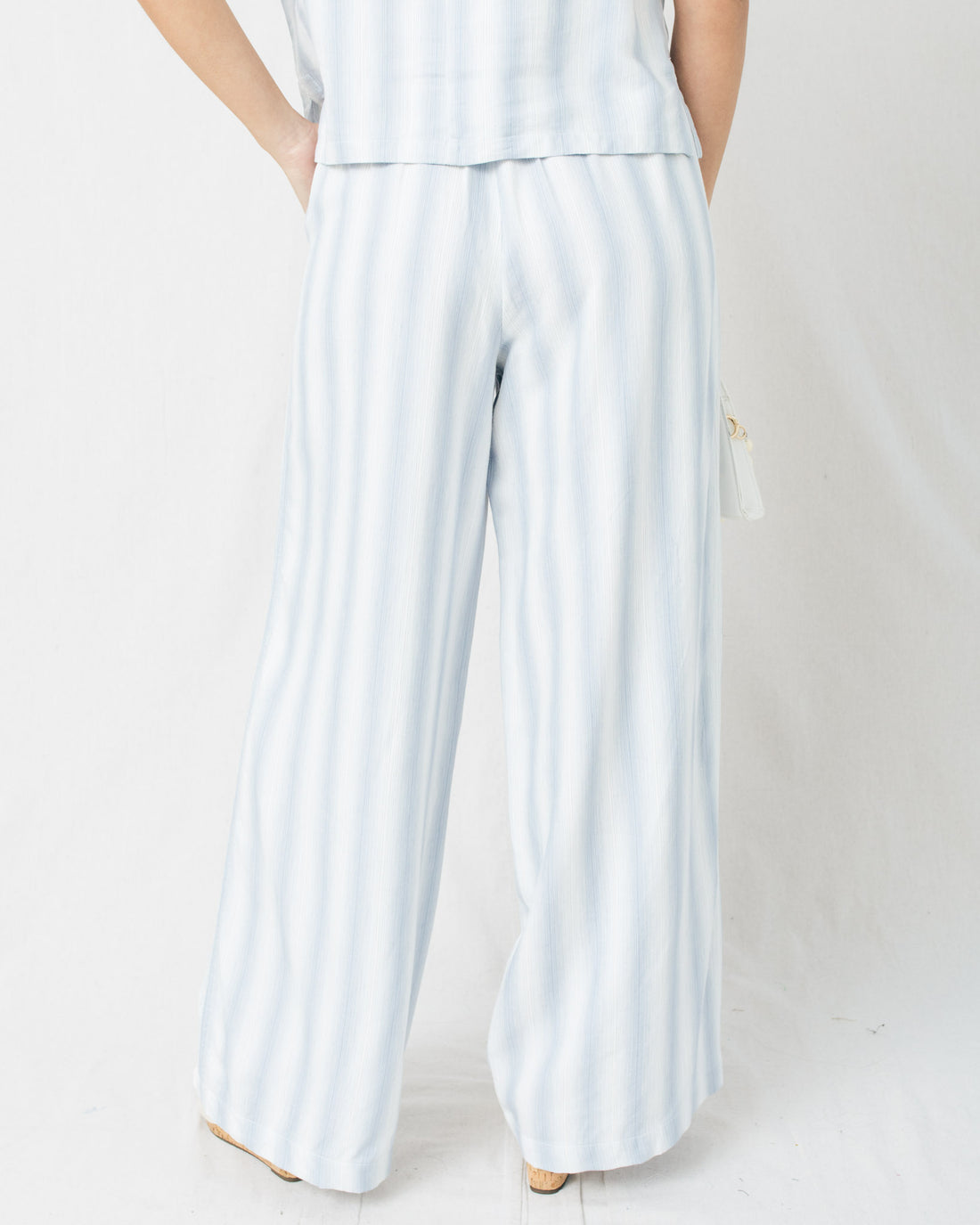 Sicili Ombre Striped Wide Leg Pants