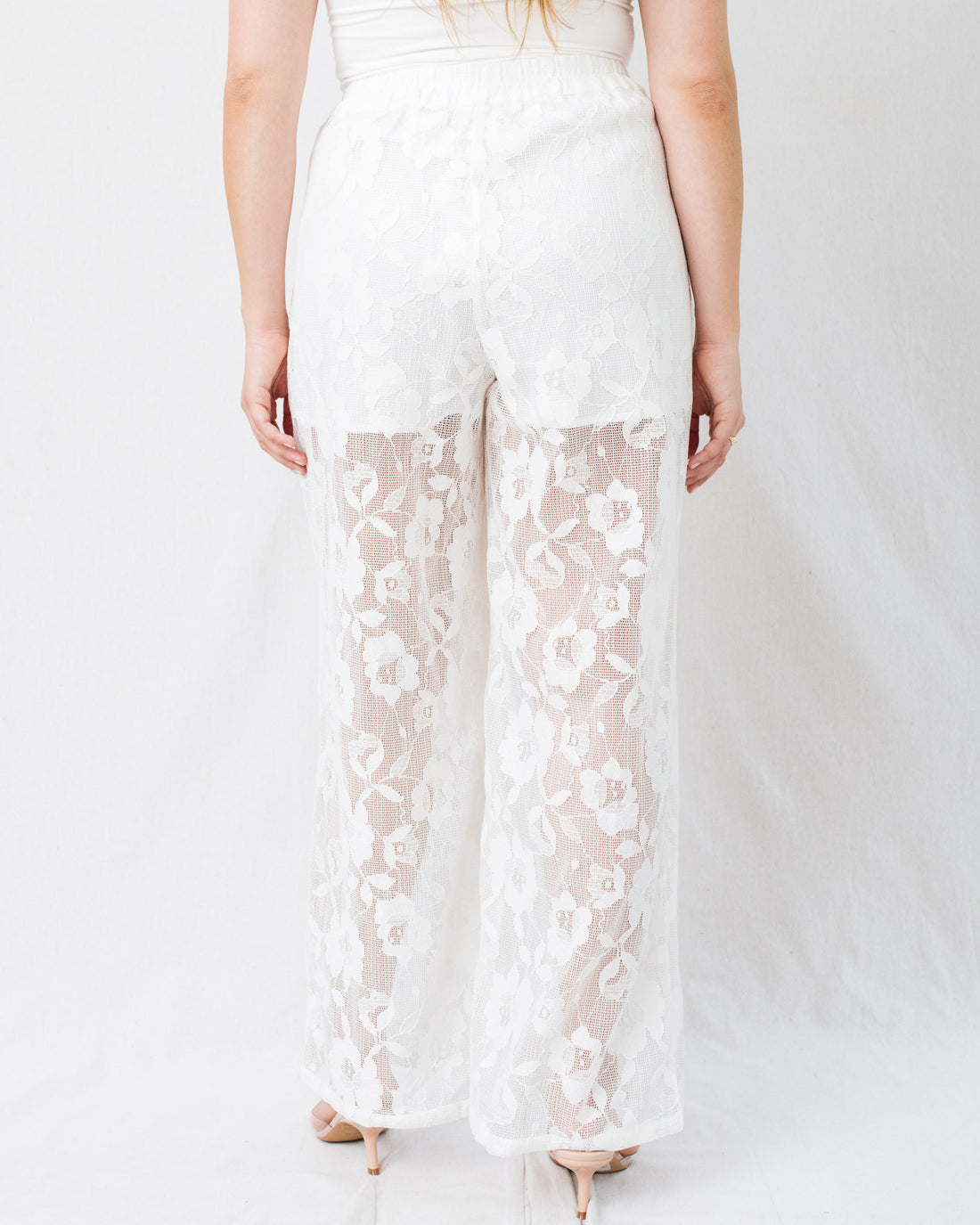 Romina Lace Wide Leg Pants