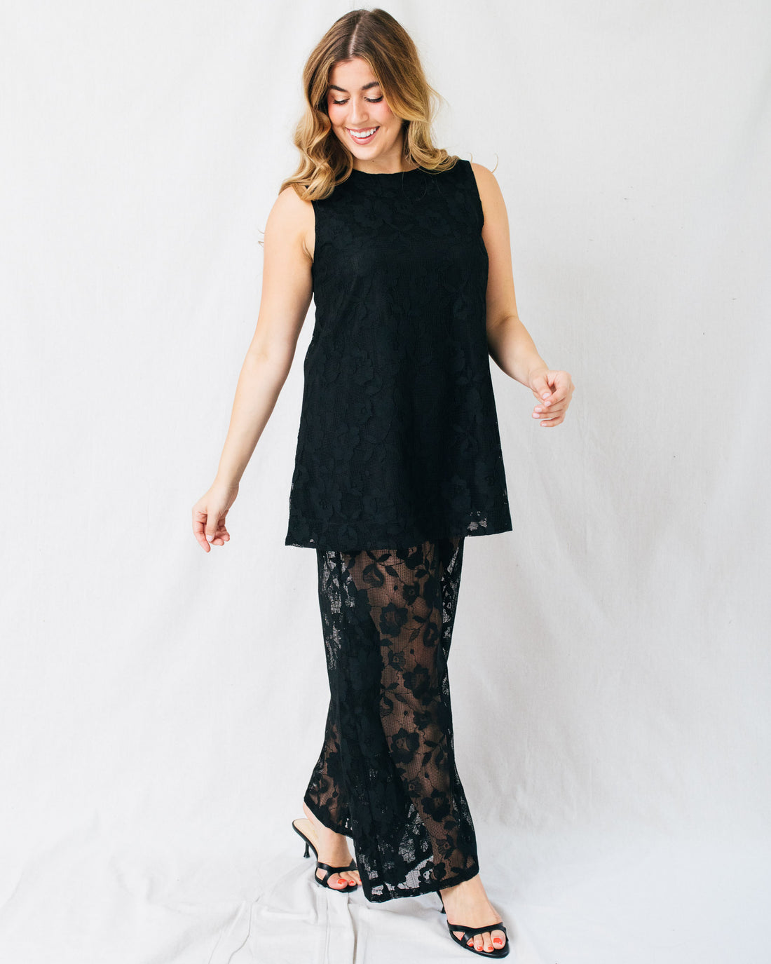 Romina Lace Wide Leg Pants