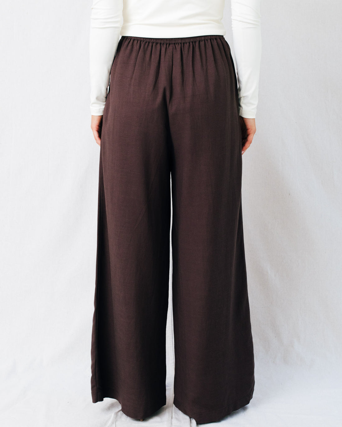 Rivka Elastic Back Waist Tailored Pants