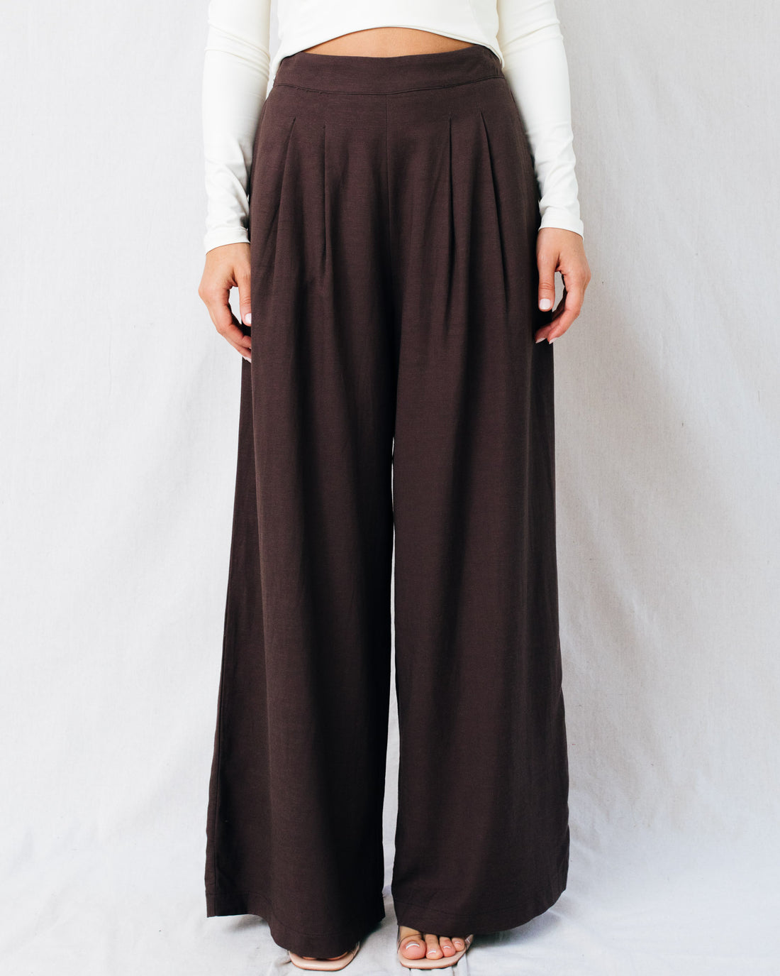 Rivka Elastic Back Waist Tailored Pants